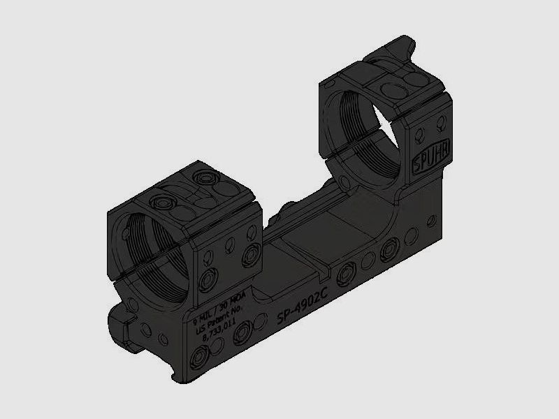 Spuhr Ø34 H38mm 30MOA Montage en Bloc Gen3 FDE