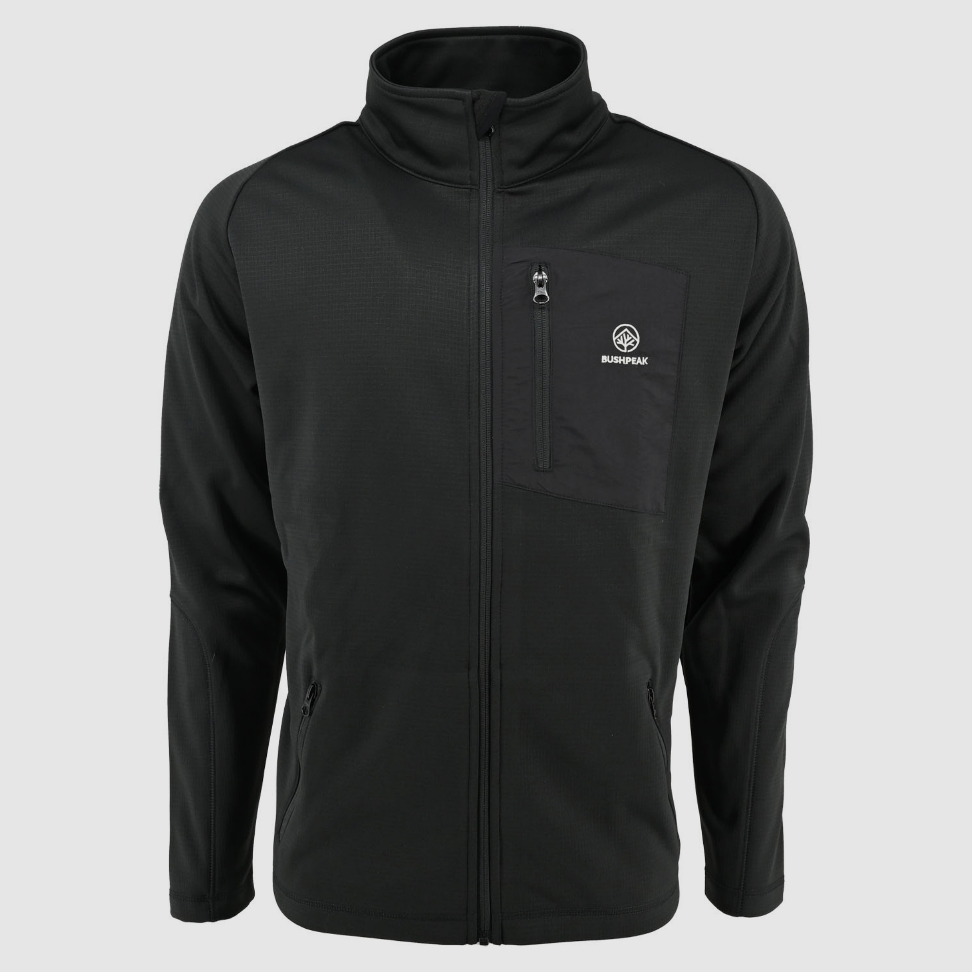 Bushpeak Fleecejacke Midlayer - Iron Shell