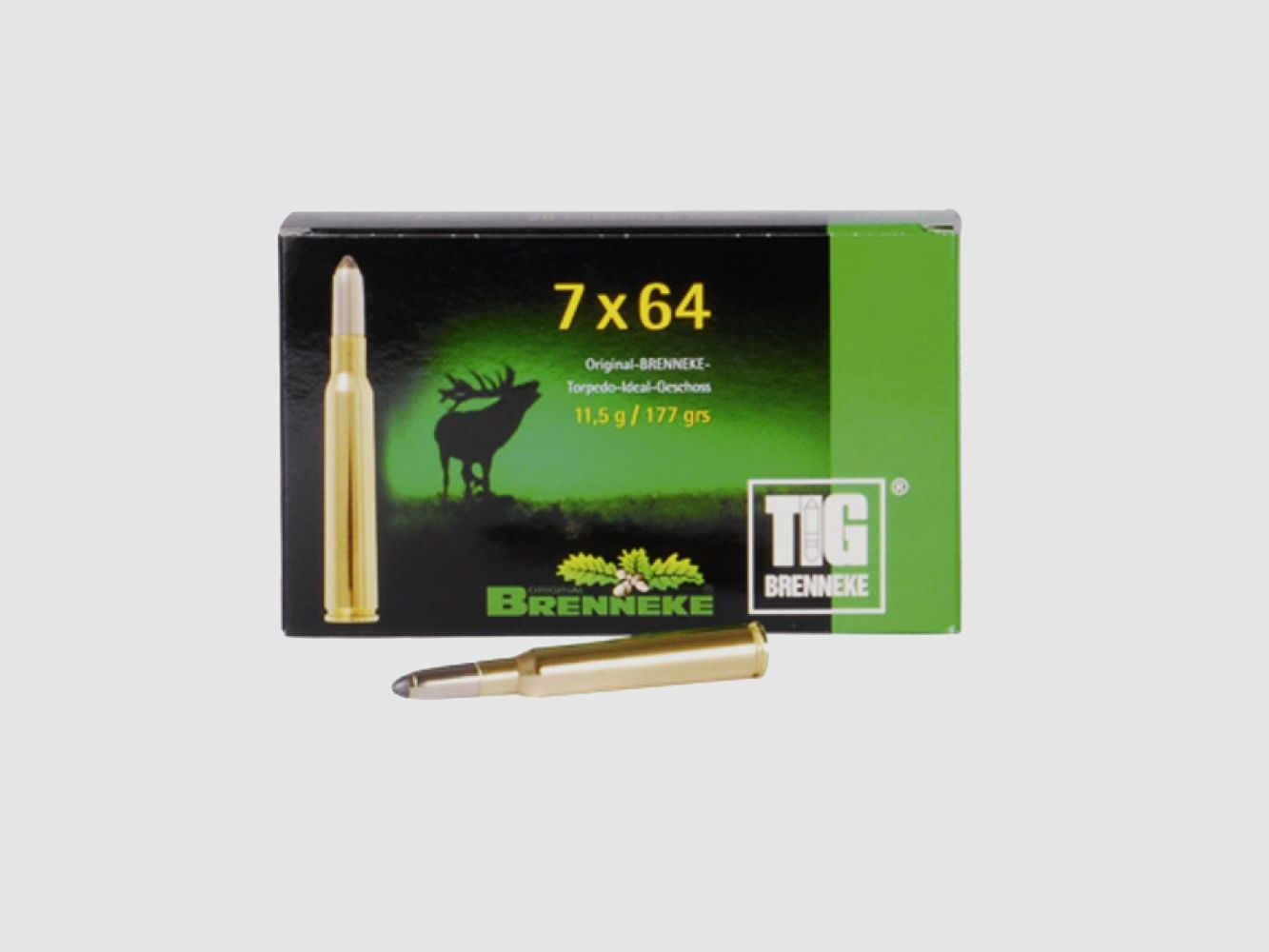 Patronen Brenneke Kal. 7×64 – 177gr TIG Box 20 Stk., Bild 1 von 5