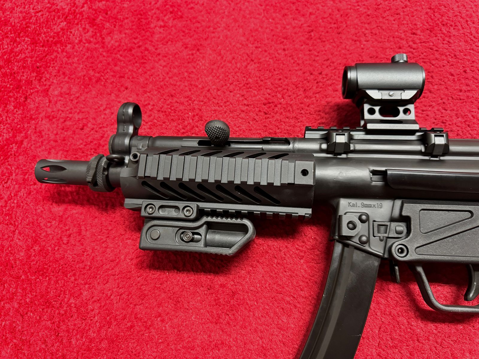 SRC SR5A3 TAC MP5 A3 Full Metal Co2 Blow Back GBB 6mm Airsoft