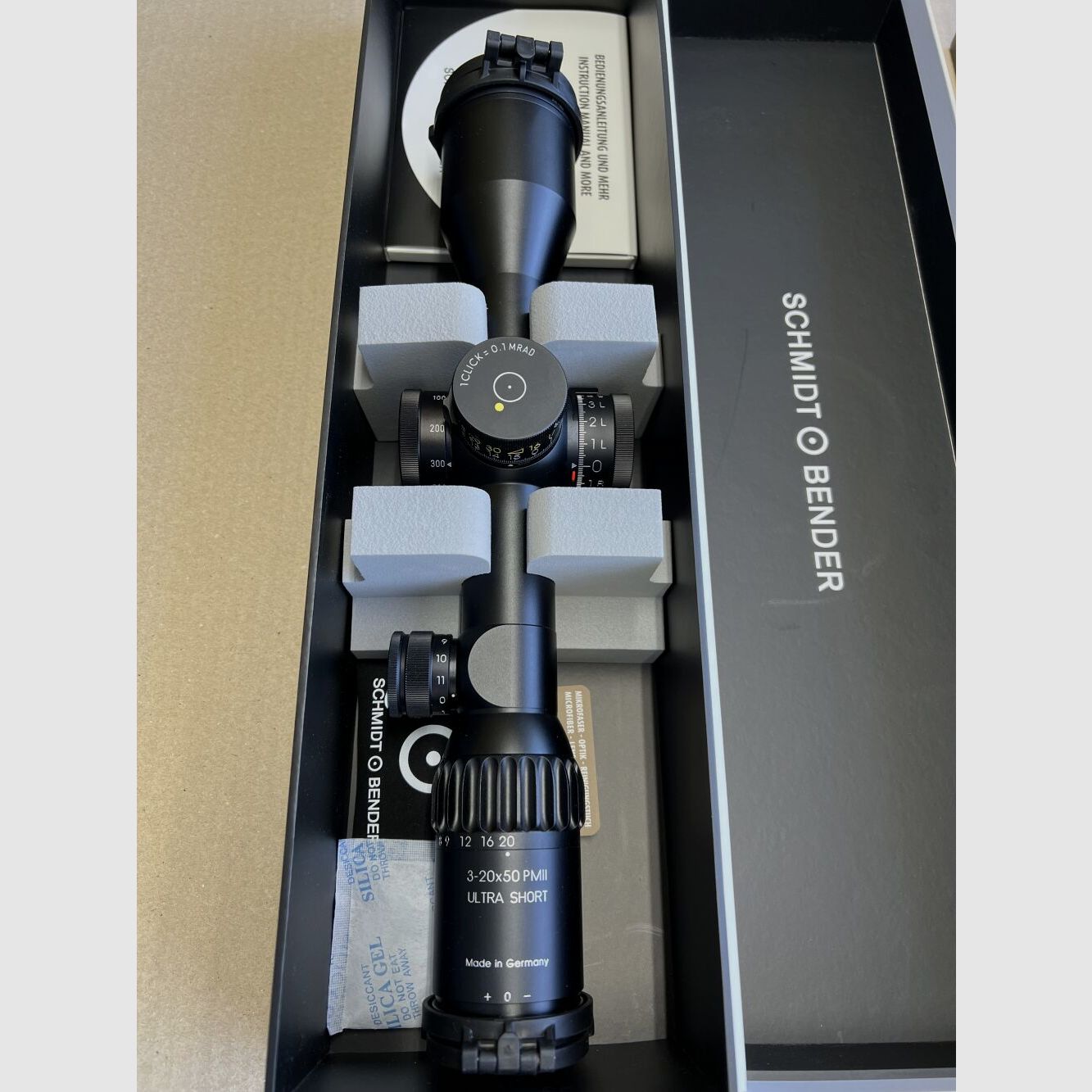 Schmidt & Bender Schmidt & Bender 3-20x50 PM II Ultra Short LP MSR2 1 cm cw DT II+ MTC LT 667-911-822-M3-I6
