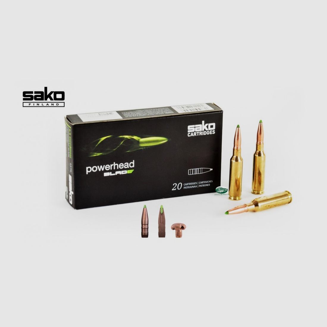 SAKO Munition Kal. 6,5 Creedmoor POWERHEAD BLADE 120gr monolithisch 657H