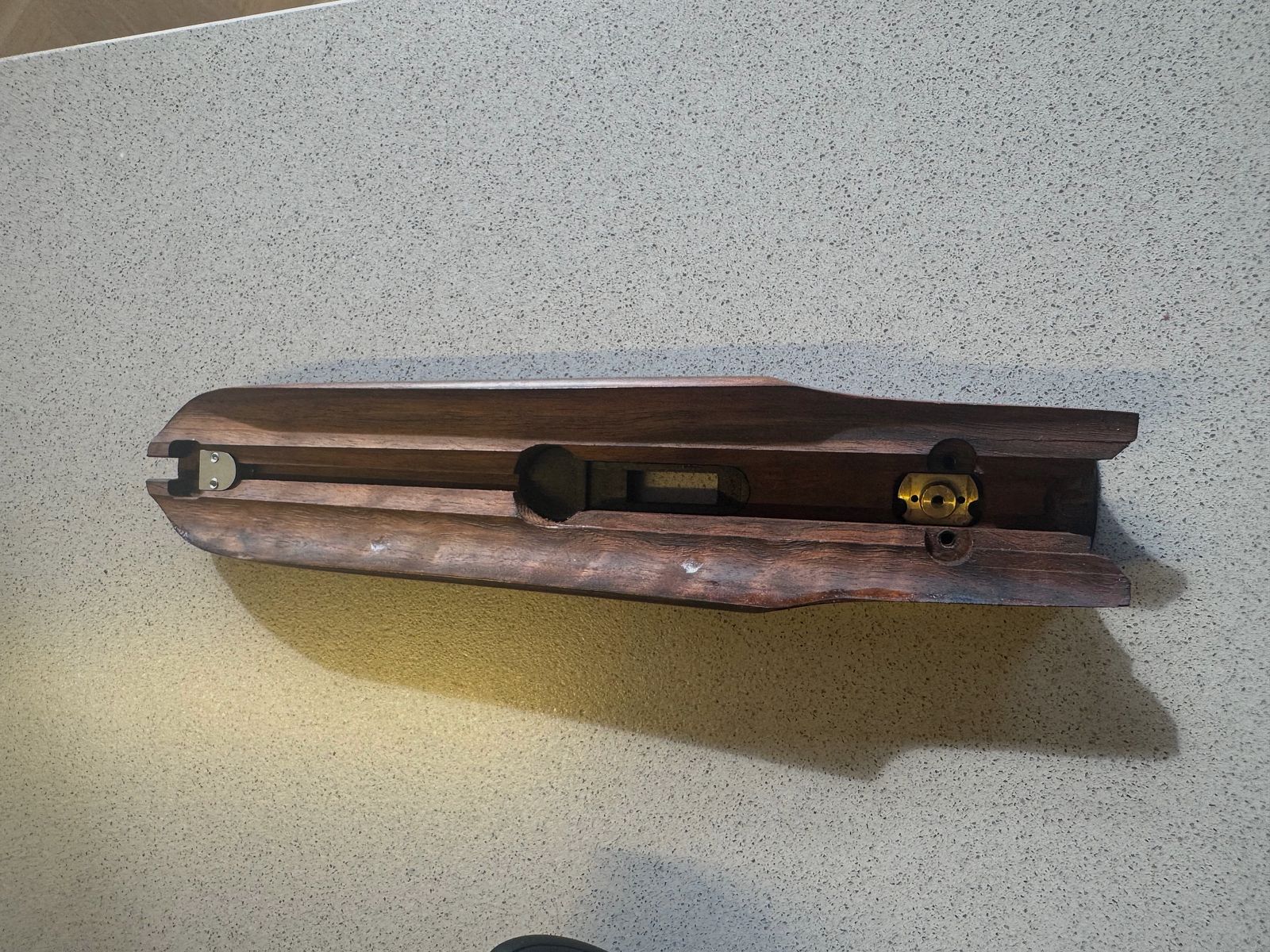 Blaser D99 crosse avant et arrière avec capuchon de crosse en cuir