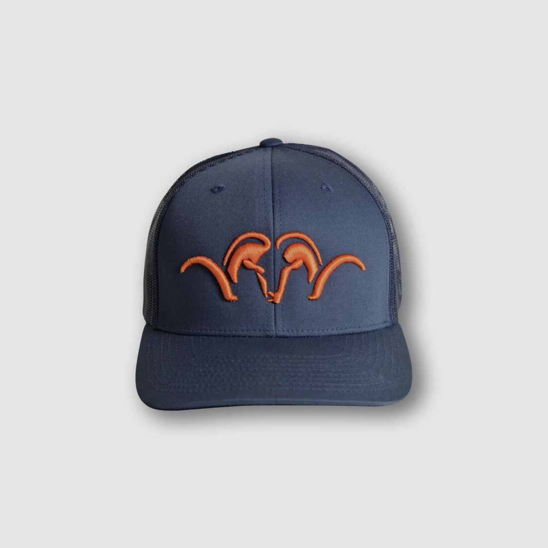 Blaser Kappe Mesh Snapback blau/orange