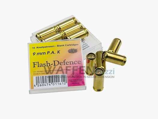Wadie Flash Defence bullet blitz cartridge for 9mm blank pistols