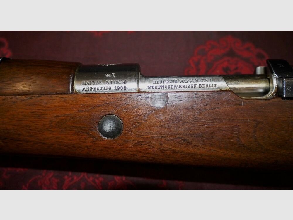 German weapons and ammunition Gew.98 Mod. 1909 Argentina