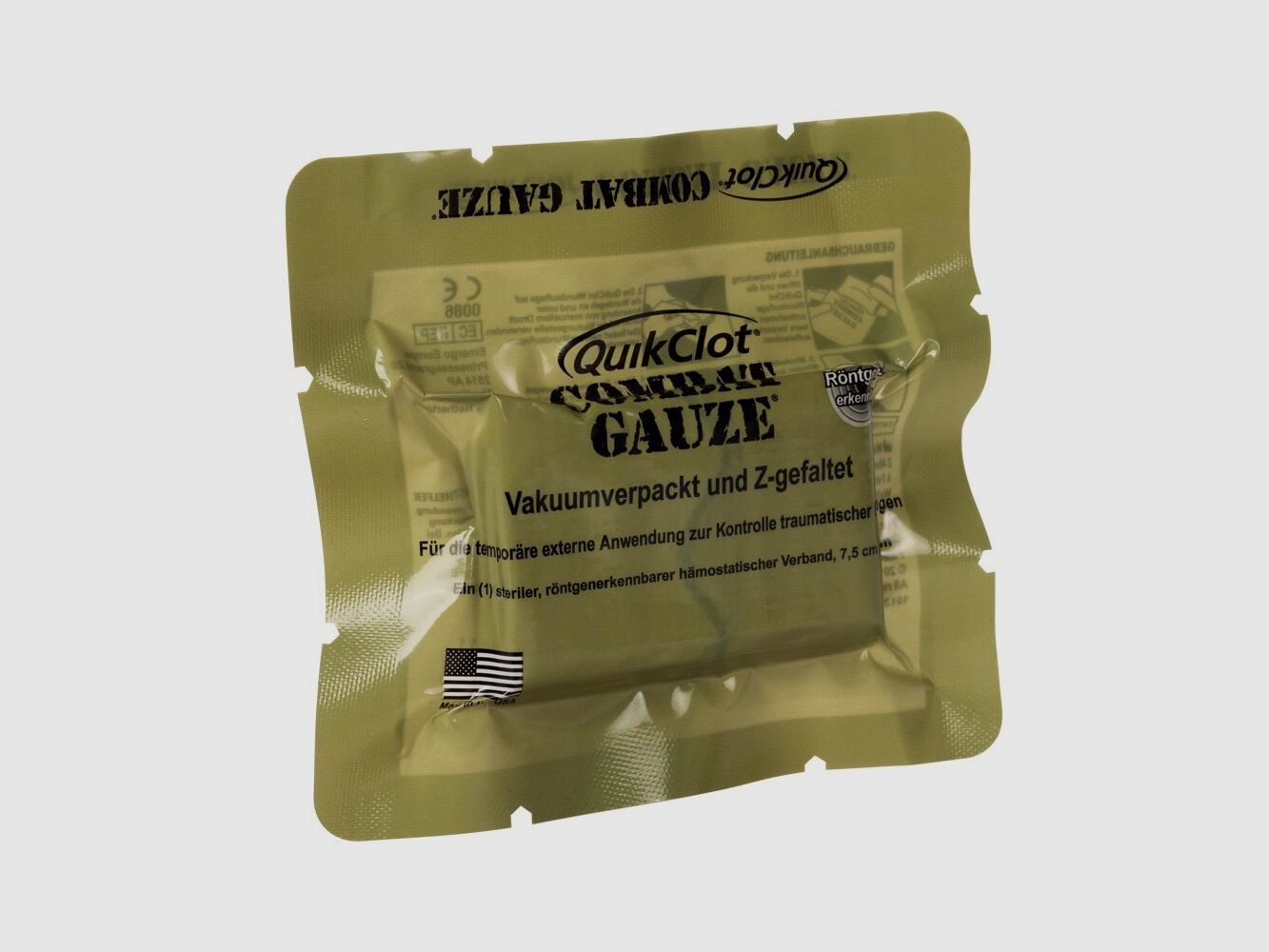 QuikClot Combat Gauze Z-Folded hémostatique