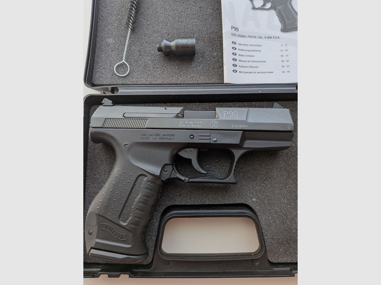 Walther P99 Schreckschuss pistool 9mm P.A.K. P 99, afbeelding 2 van 7