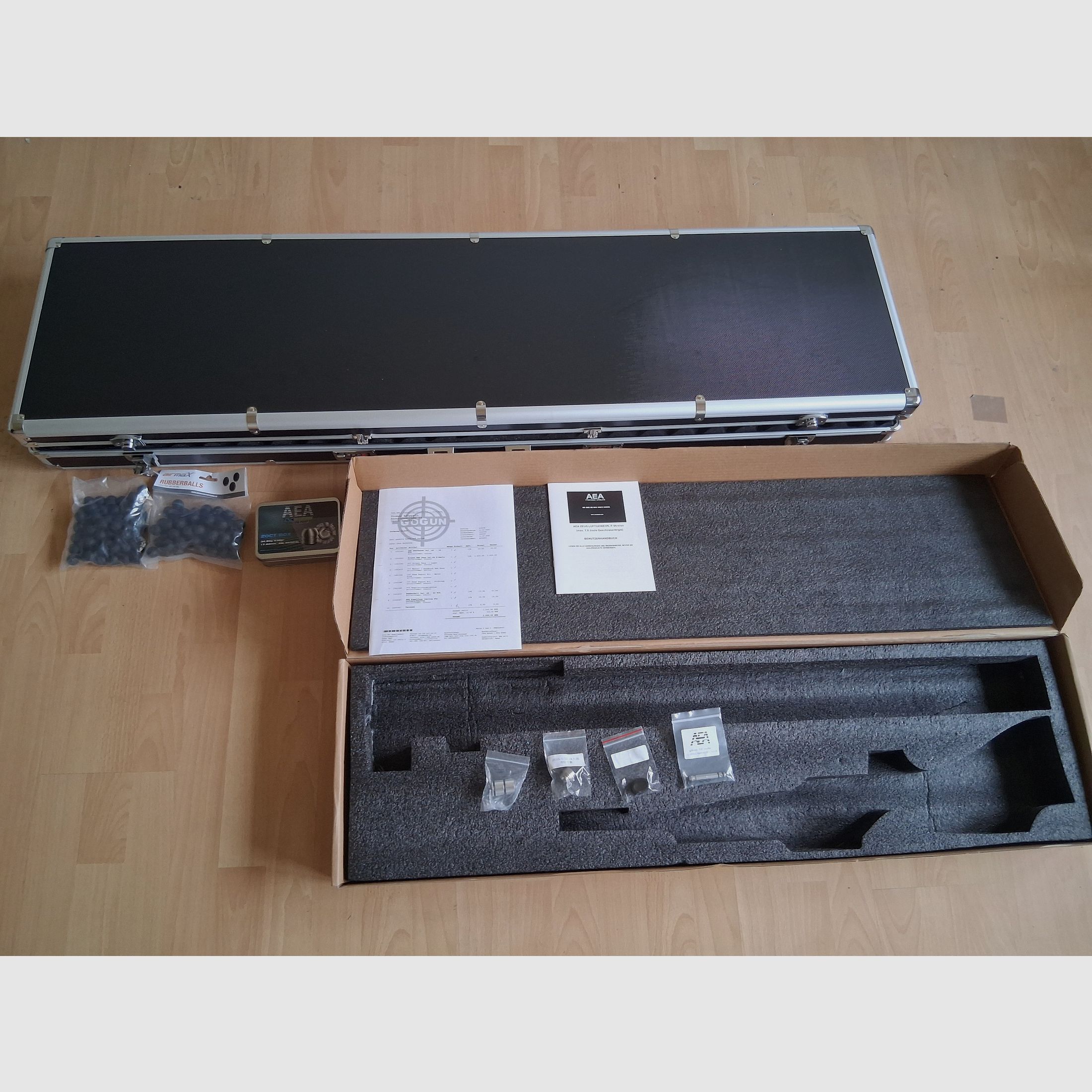 AEA Zeus con accessori non sparato nemmeno una volta