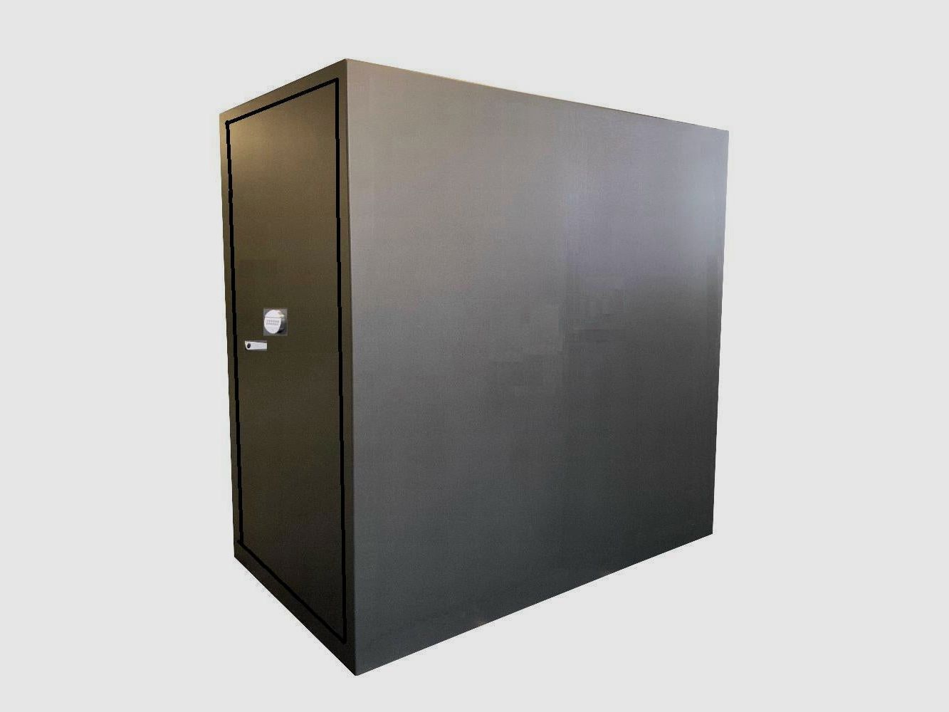 Small deep gun room, 2000x1200x2000mm, Class 1, single door