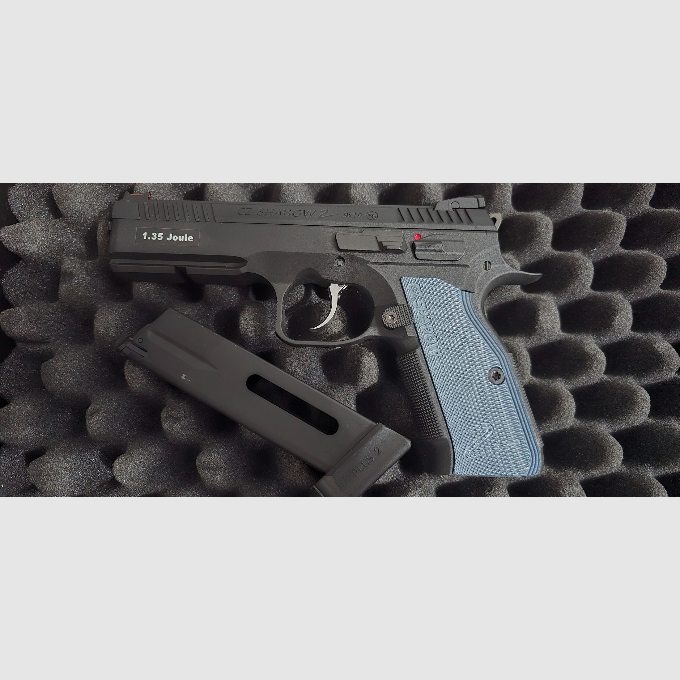 CZ Shadow 2 Vollmetall CO2 BlowBack 6mm BB czarny, zdjęcie 2 z 2