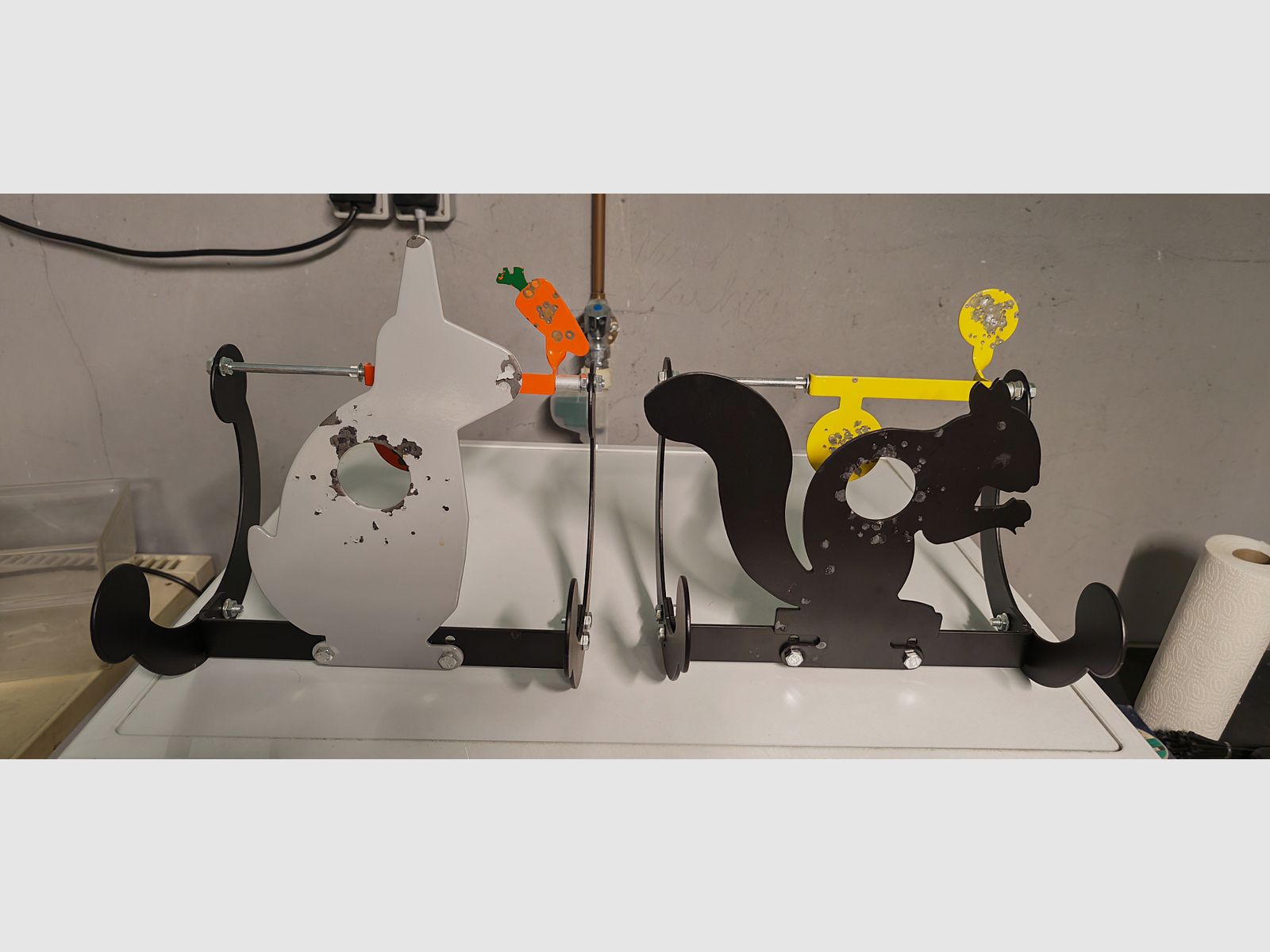 Objetivos juego de disparos dianas trampa de balas carabina de aire