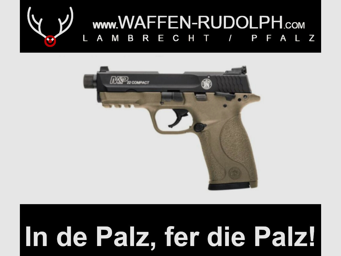 Smith & Wesson M&P 22 Supressor Ready 22lr Pistole Smith&Wesson kann auch KK-Pistole