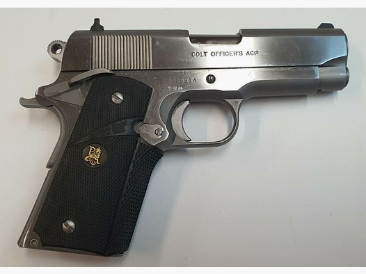 Colt Molto Raro! Pistola Compatta US Colt 1911 MK IV Series Officers ACP In Acciaio Inossidabile