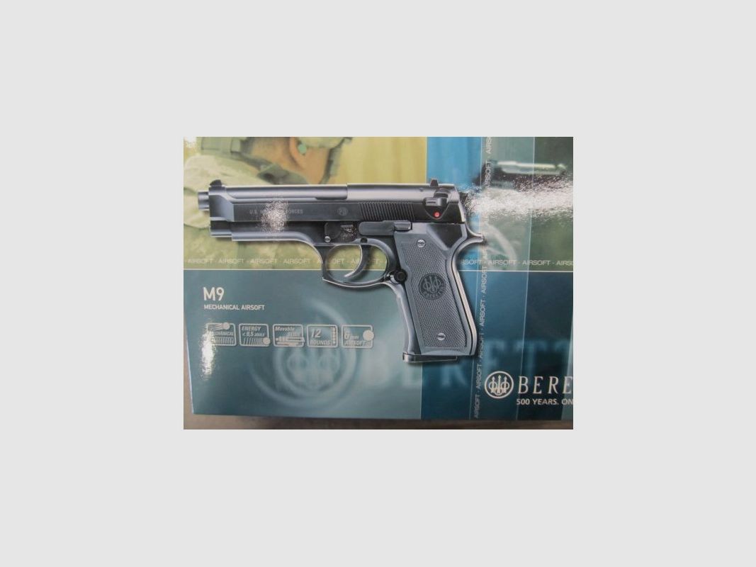 PISTOLET SOFTAIR BERETTA M 9, zdjęcie 3 z 3