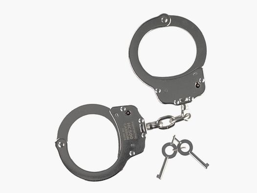 Esposas de acero al carbono Perfecta HC 500 niqueladas