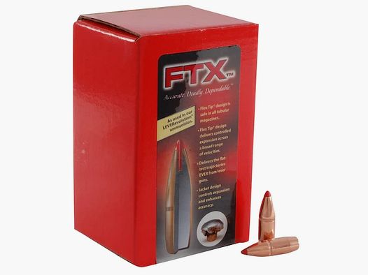 Proiettile Hornady .30/.308 (.30-30) FTX 160GR 100 pezzi