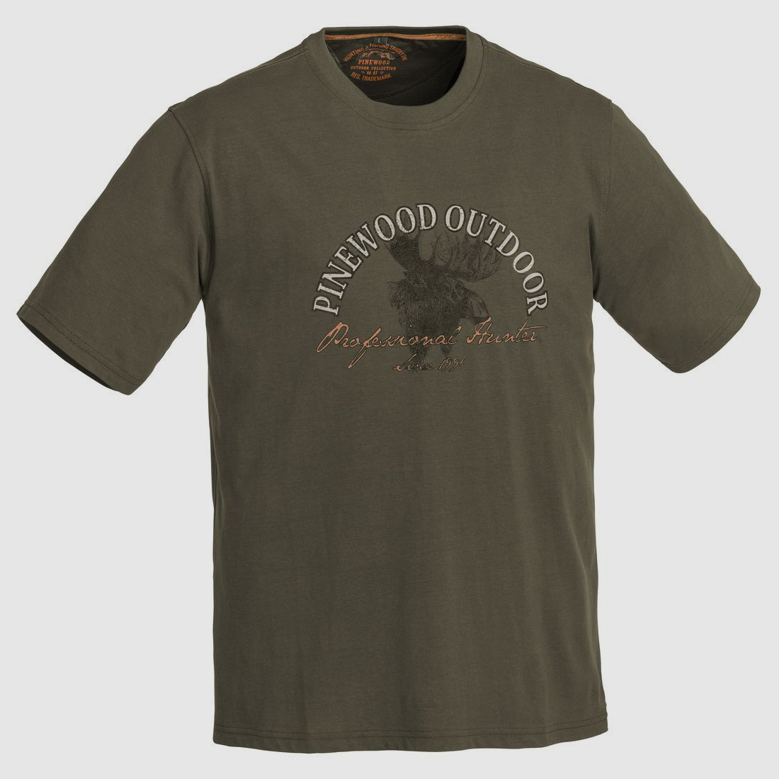 Camiseta Pinewood Moose 2018 Talla: S, Color: Antracita