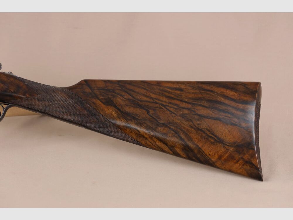 AYA - Aguirre y Aranzabal side lock over-and-under shotgun // TOP wood / engraving / made according to the specifications of Augustinus von Papen!!, image 3 of 10