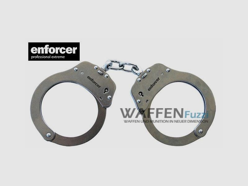 Handcuffs with welded stainless steel chain SMALL