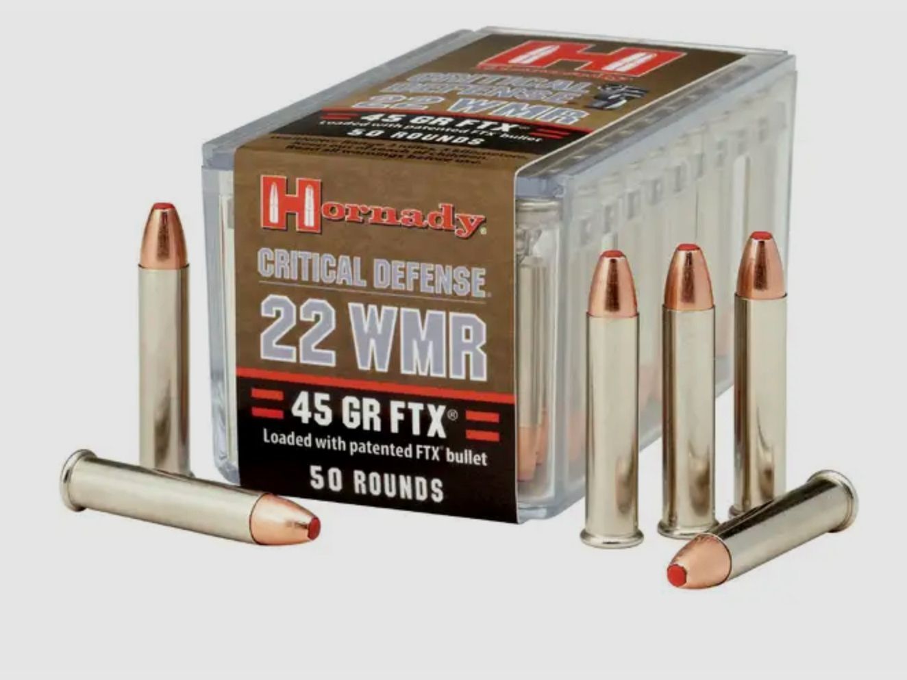 Hornady 83200 .22 WMR 45gr FTX Critical Defense