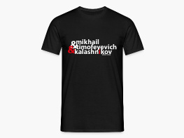 Mikhail Timofeyevich Kalashnikov - Männer T-Shirt Ziegelrot