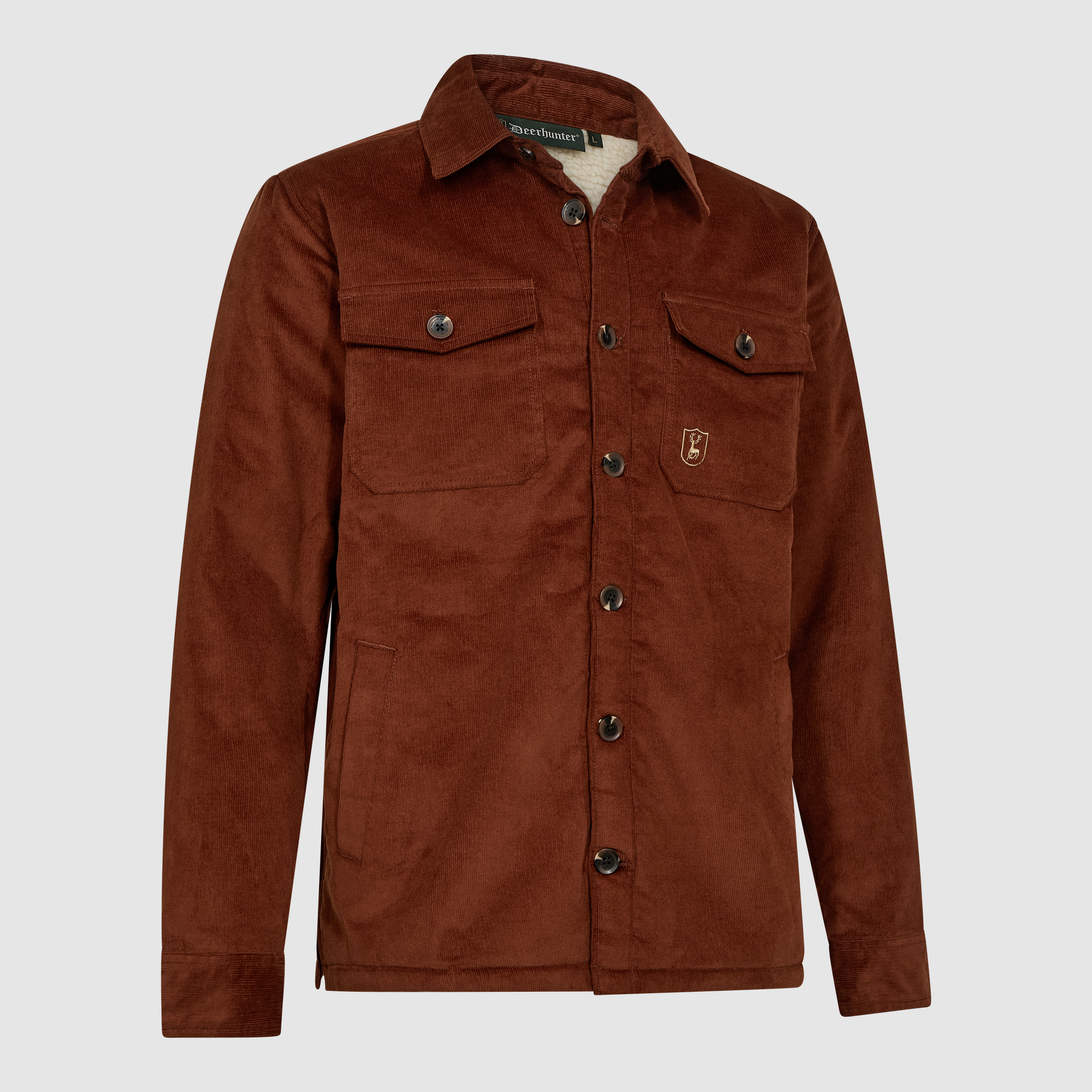 Sherpa ocieplana kurtka z kordu - Rozmiar: 4XL