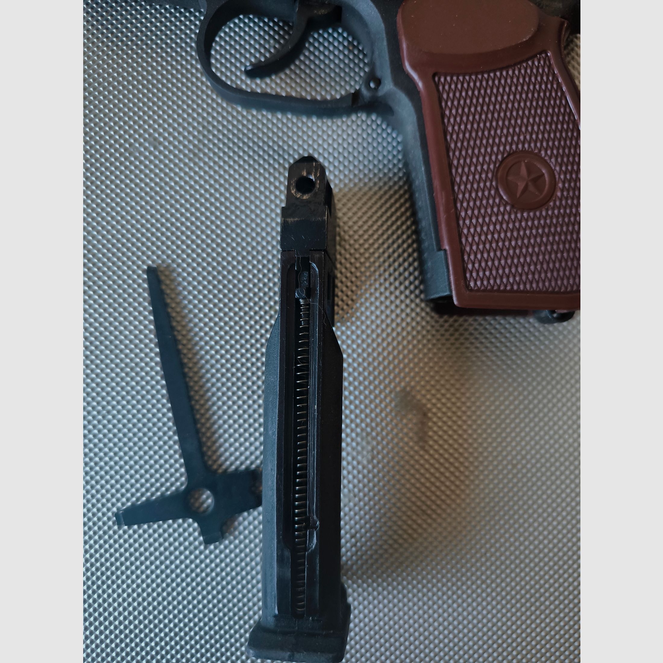 ⚠️ Achtung Plinker & Makarov Fans / Echte Rarität!! Baikal-Makarov MP- 654K Made in Russia & MDI-Braunes Leder Holster!! +1Dose 4,5mmStahlk. 