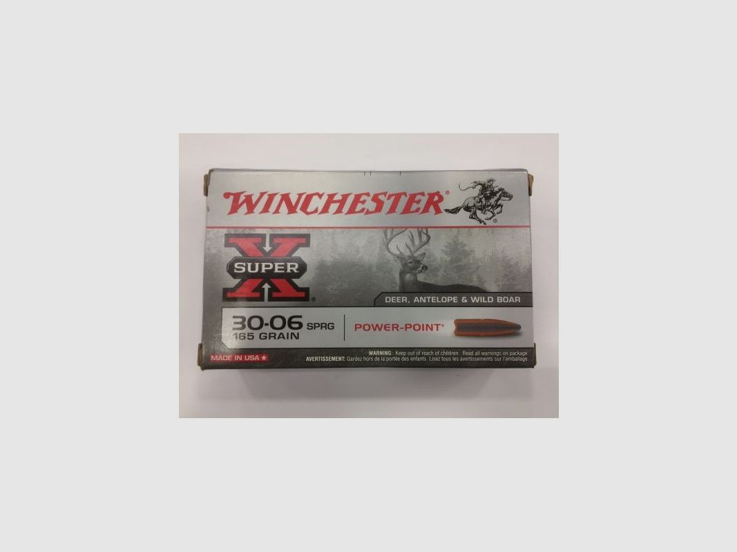 WINCHESTER PATRONEN 30-06 GR 165 P20, afbeelding 1 van 2