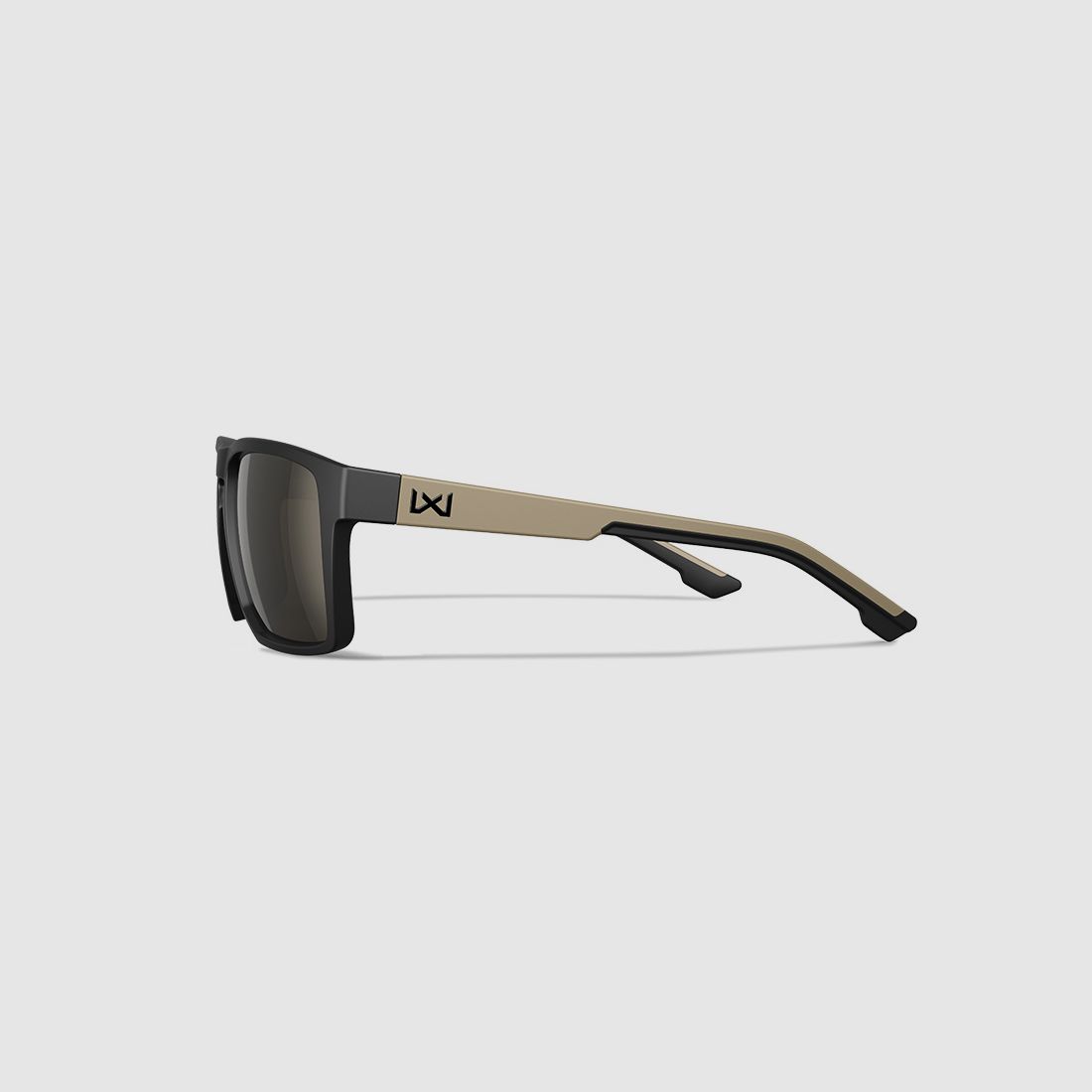Wiley X FOUNDER Captivate Sports Glasses Tungsten Matte Black/Tan Frame, image 4 of 5
