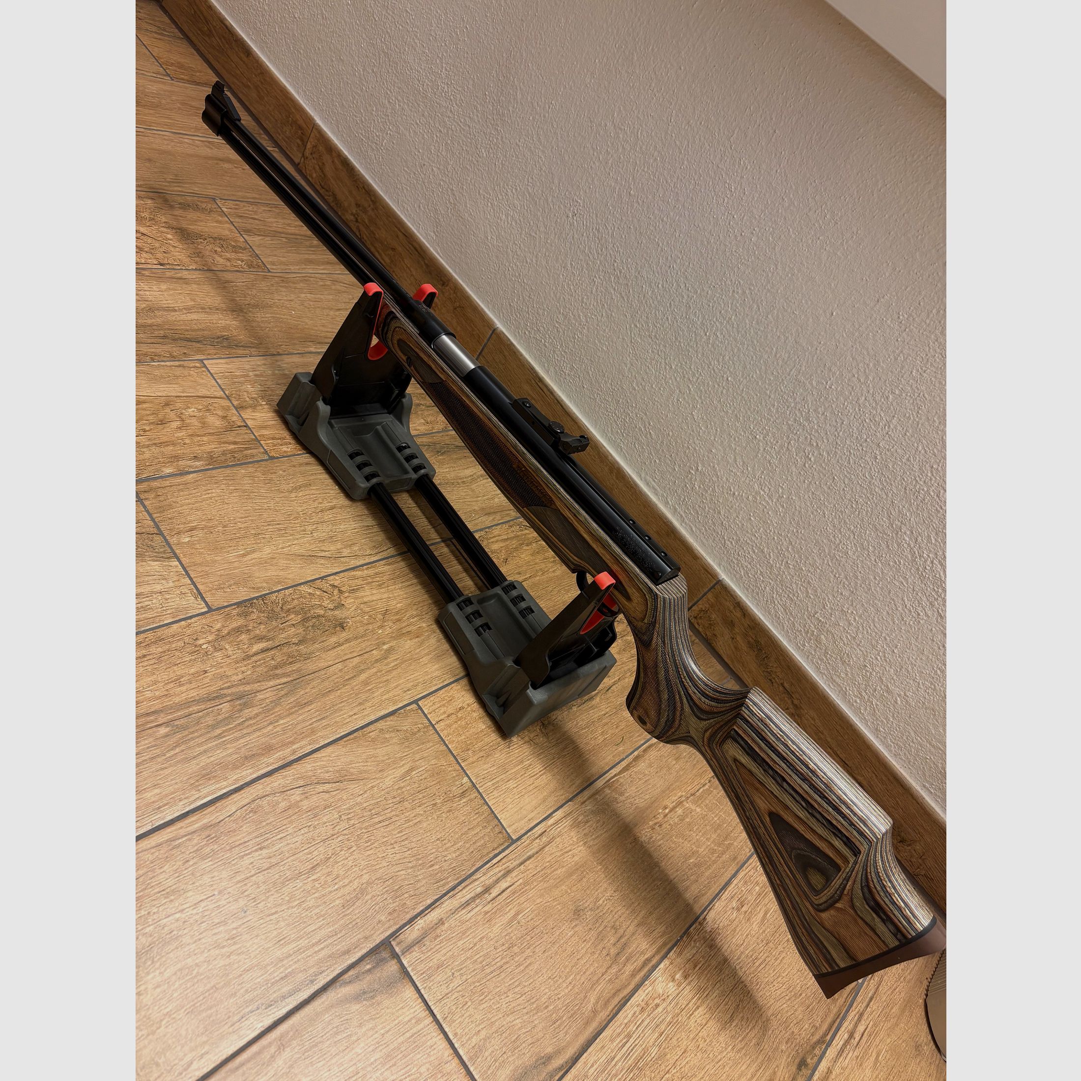 Weihrauch HW 77 Special Edition Schichtholzschaft braun grün schwarz Kaliber 4,5 mm paar mal benutzt Limitierte Auflage