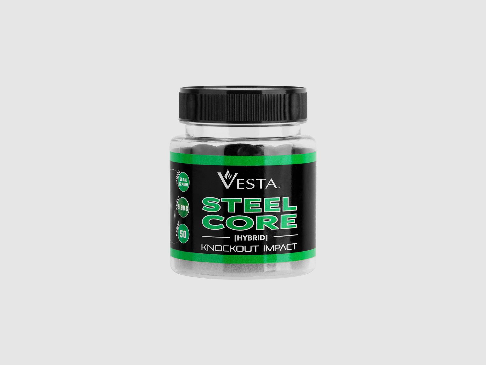 VESTA Steel Core .50 Stahlkugeln 5,9g 50 Stück