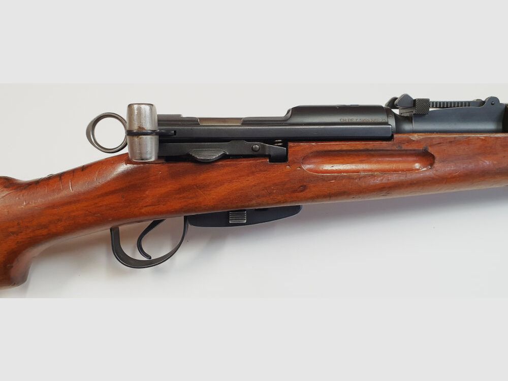 Waffenfabrik Bern Schweizer K31 Kaliber 7,5x55swiss komplett nummerngleich + Hämmerli