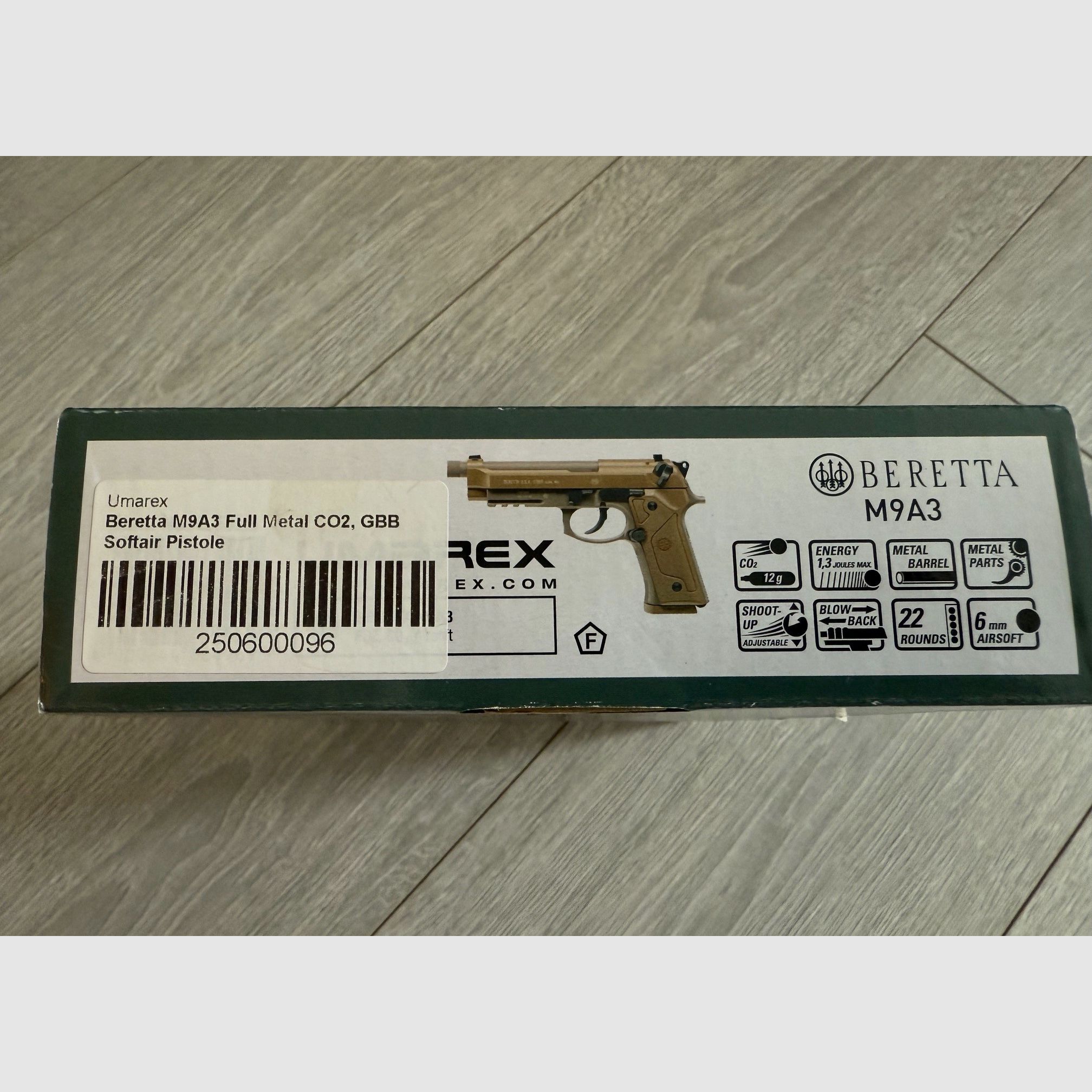 Umarex Beretta M9A3 Full Metal CO2, GBB Softair Pistole