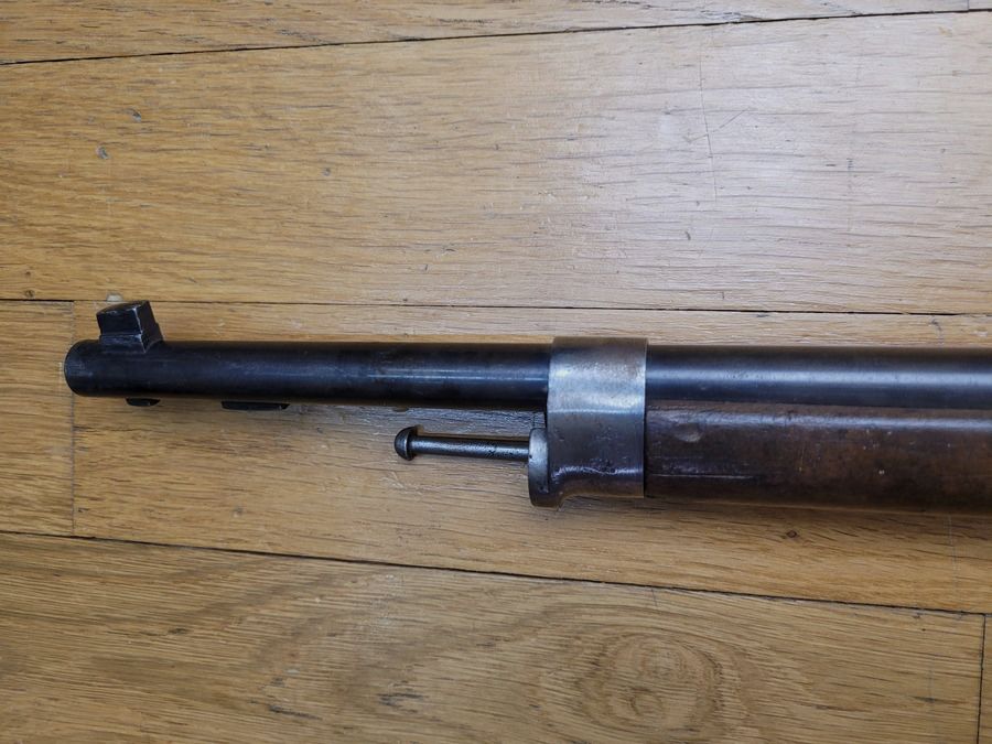 Gutes Gewehr Berthier – Modell 07/15 – nicht modifiziert 1916 – Waffe mit 3 Schüssen von 1917 – Delaunay Belleville Werke – Kal. 8×51 Lebel – Sehr guter Lauf – Gewehrriemen – 1 Magazin -TBE, Bild 8 von 27