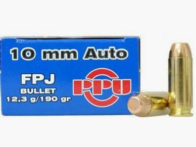 PPU 10MM AUTO FPJ - 190GRS. - 50 PATRONY DO KRÓTKIEJ BRONI