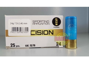 Munizioni a pallini Precision Trap 7,5-2,40mm 24g Fam Pionki cal. 12/70, immagine 1 di 2