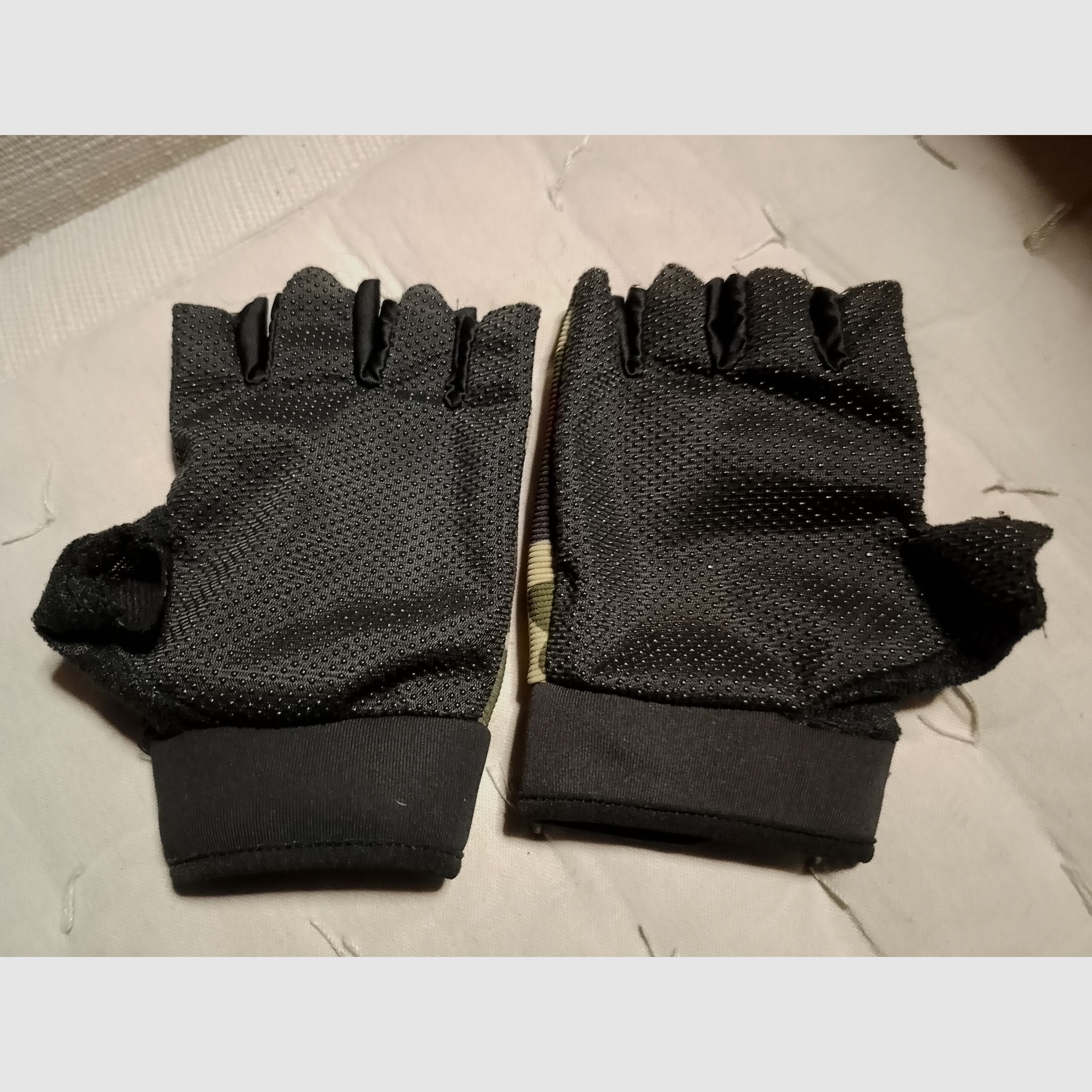 light camouflage pattern fingerless gloves camouflage Airsoft Softair sniper fishing paintball clothing