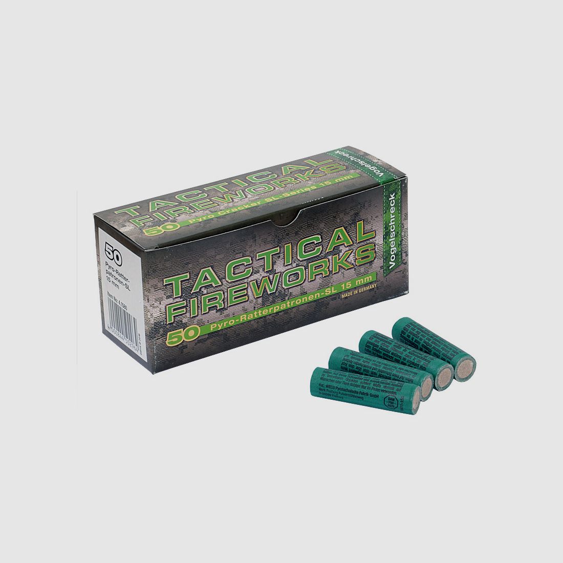 Pyro Umarex Tactical Fireworks Ratterpatronen Vogelschreck 50 StĂĽck (P18)