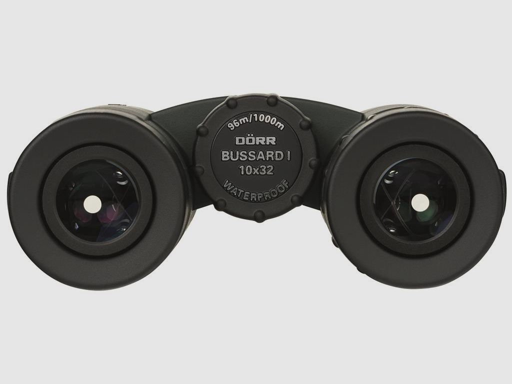 Door binoculars Danubia Bussard I 10x32 green with carrying case and shoulder strap