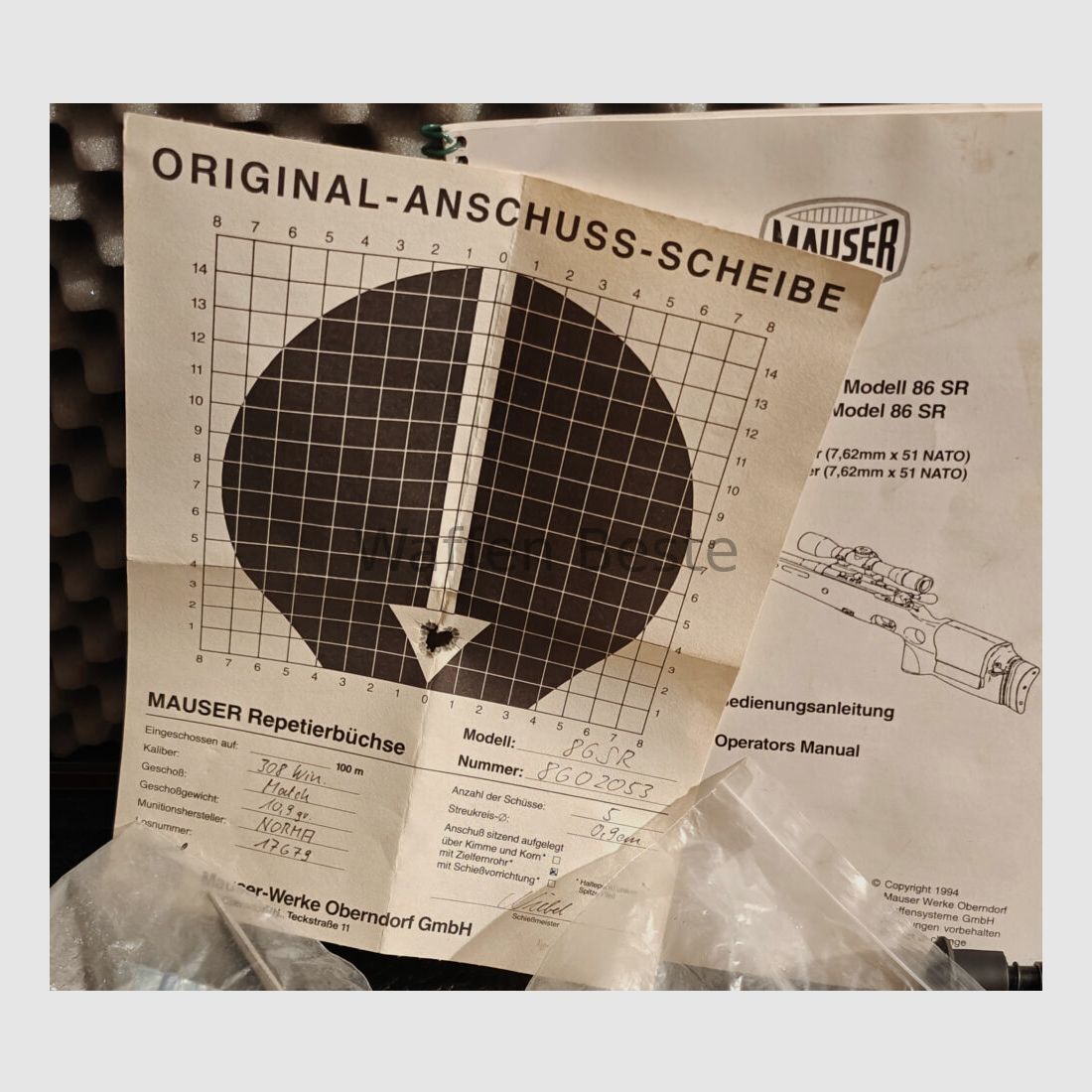 Mauser 86SR Scharfschützengewehr Komplettset