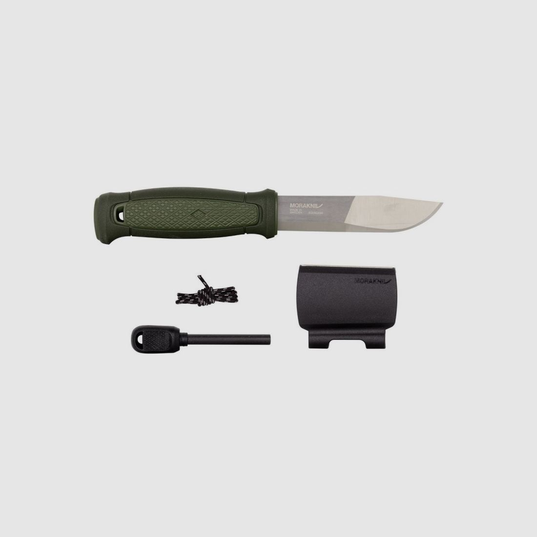 Mes Mora Morakniv KANSBOL GROEN MET OVERLEVINGSKIT (13912), afbeelding 1 van 3