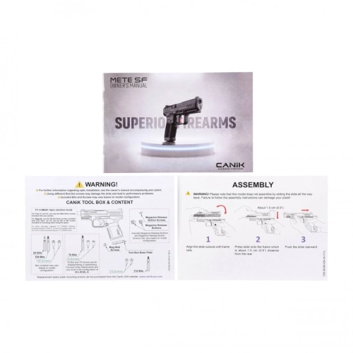 Pistola Canik METE SF cal. 9x19mm negro/FDE, imagen 2 de 15