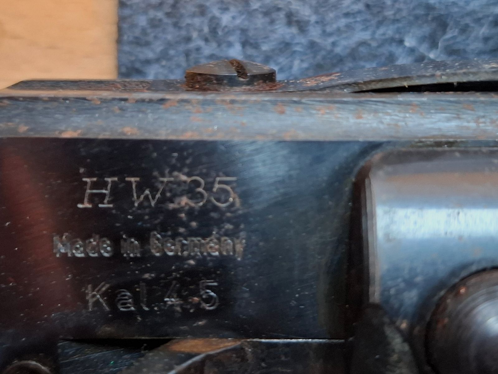 Weihrauch carabina ad aria HW 35 senza mirino e senza silenziatore