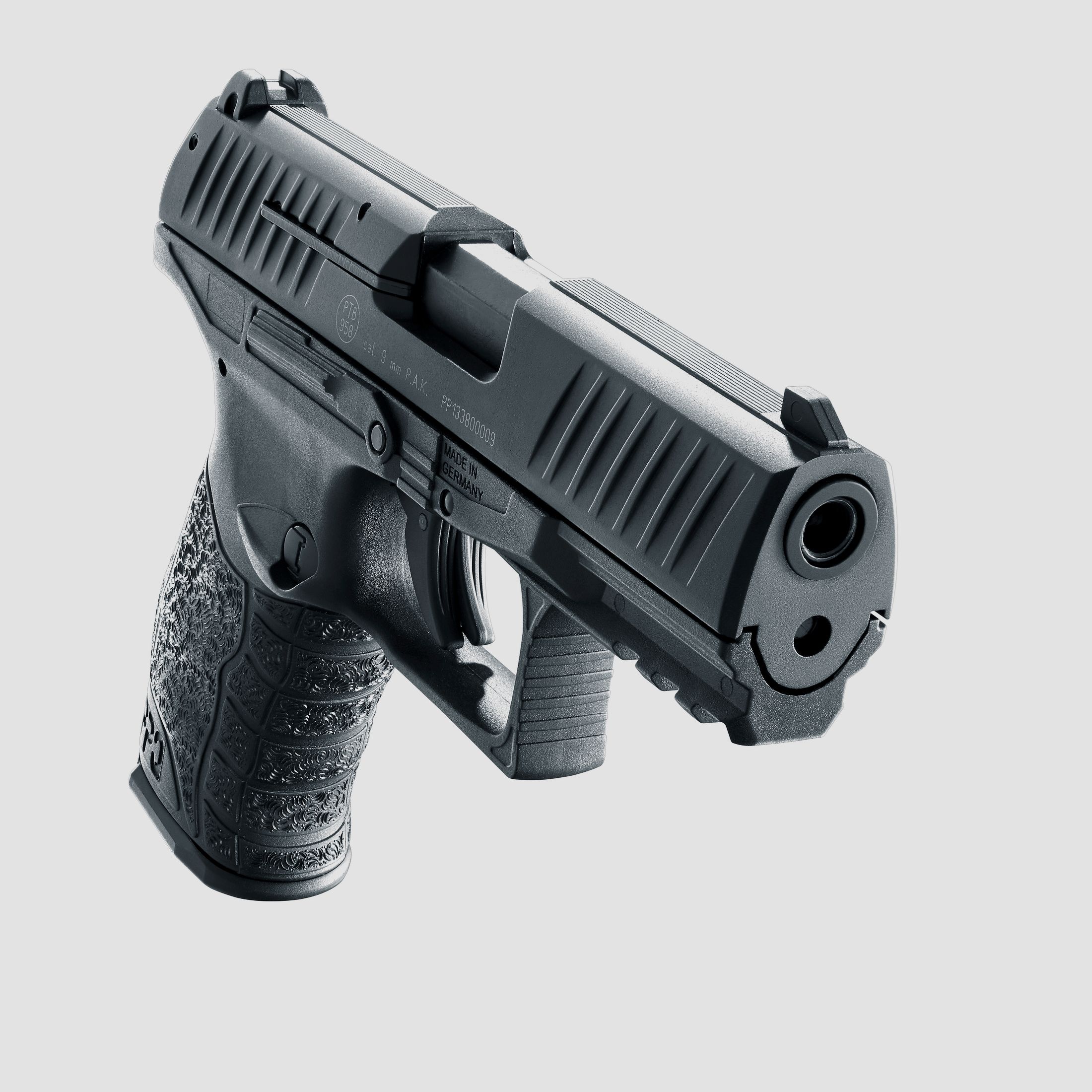 Umarex 310.02.00 Walther PPQ M2 9mm P.A.K. Schwarz Pyro