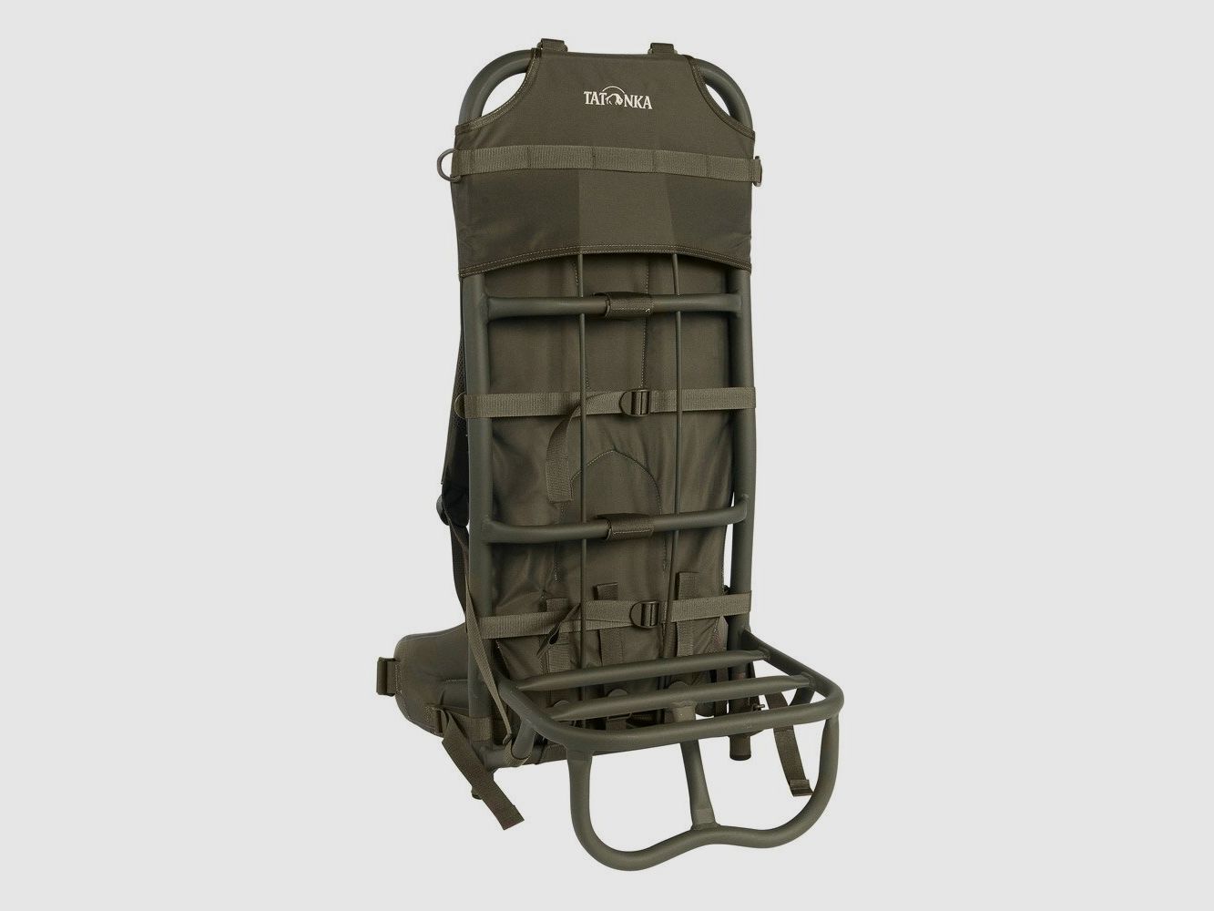 Tatonka Lastenkraxe con sistema de transporte V2 Oliva
