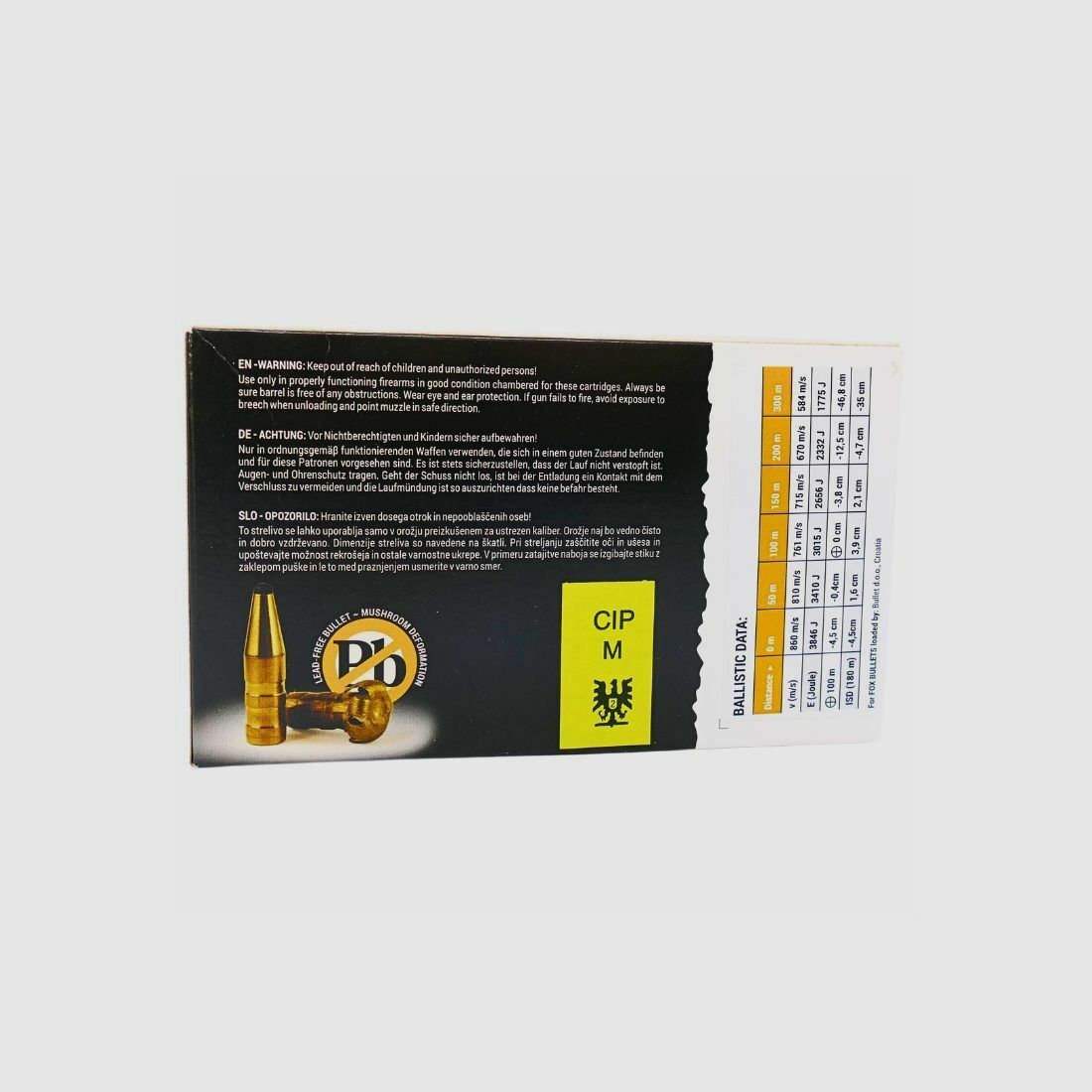Fox-Bullets 8x57IS Hunter Classic 10.4g/160gr, image 2 of 2