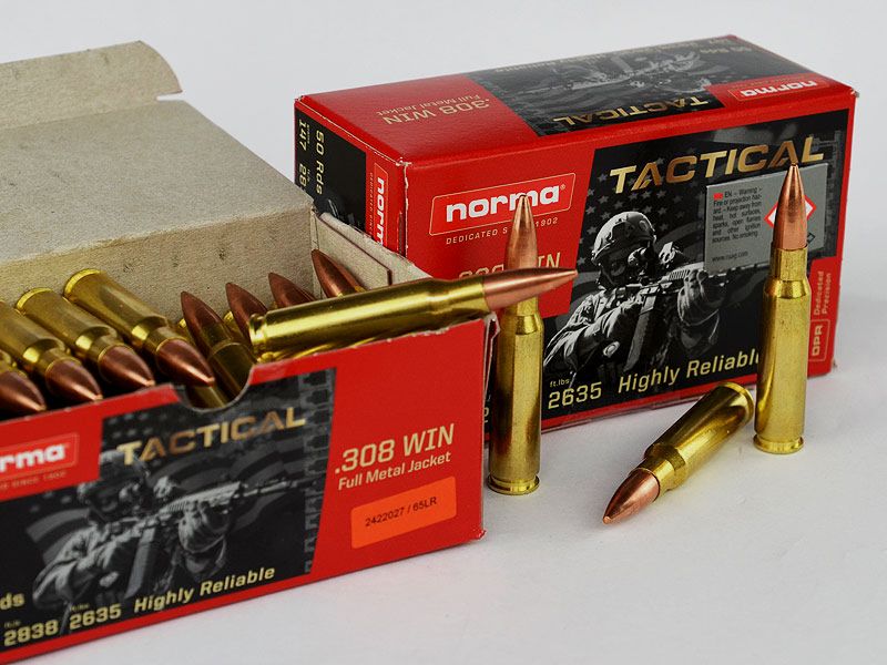 NORMA .308 Winchester TACTICAL, FMJ 147 grs 1 Packung (50 Schuss á 0,998 €*)