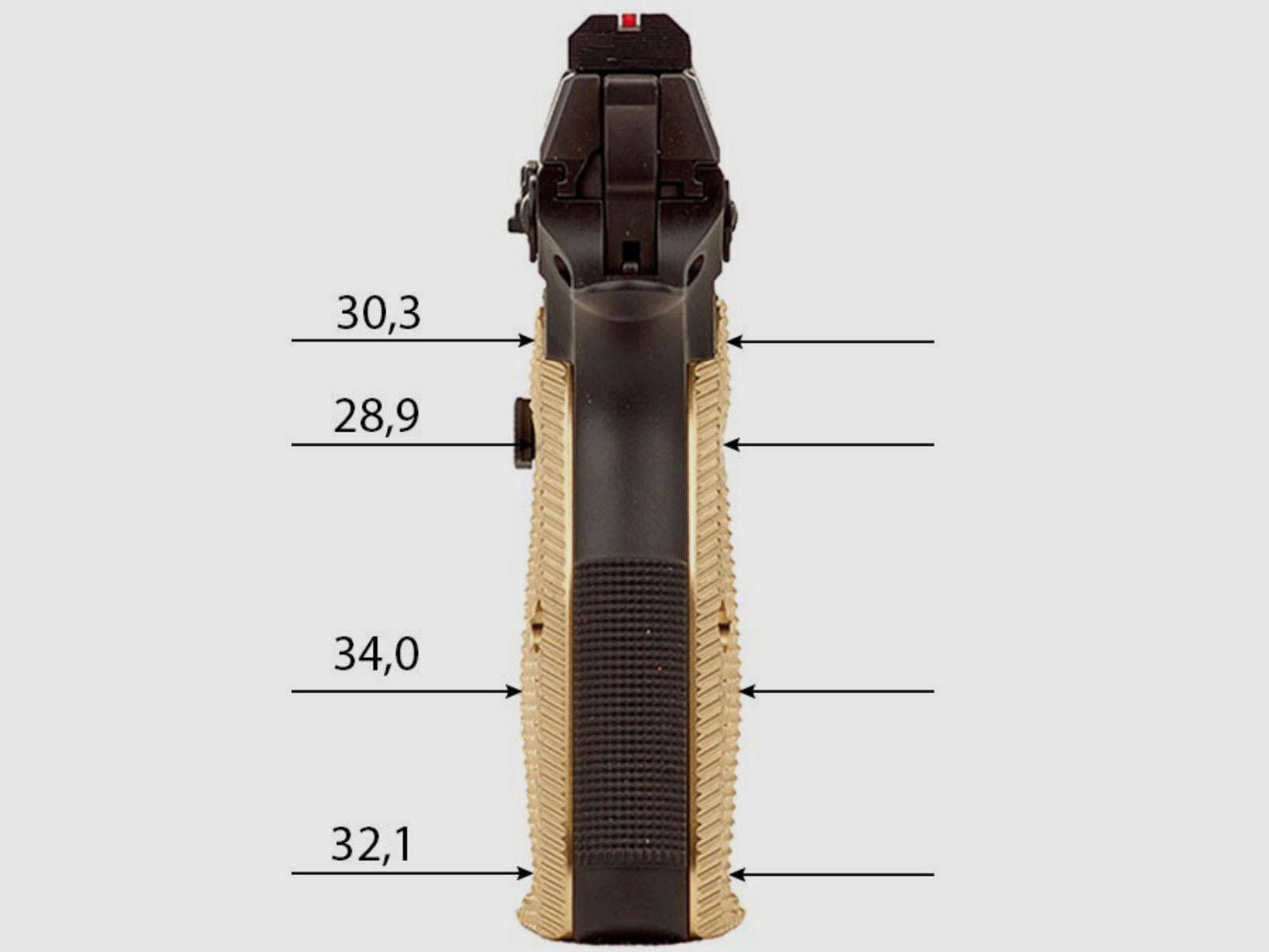Eemann Tech - Mosiężne okładziny chwytu Ultimate - SHADOW 2, CZ75, CZ75 TS - Large - Long - ET-130143, zdjęcie 4 z 7