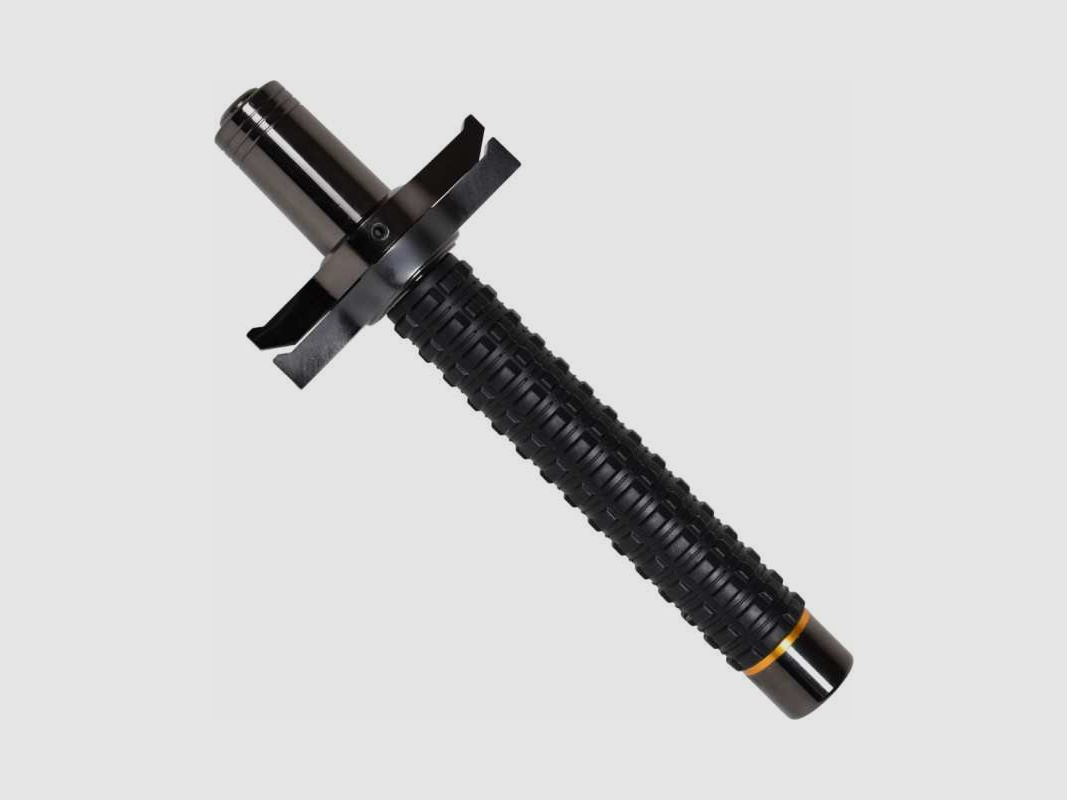 26 Zoll 64 cm BlackField Teleskop-Schlagstock mit Parierstange